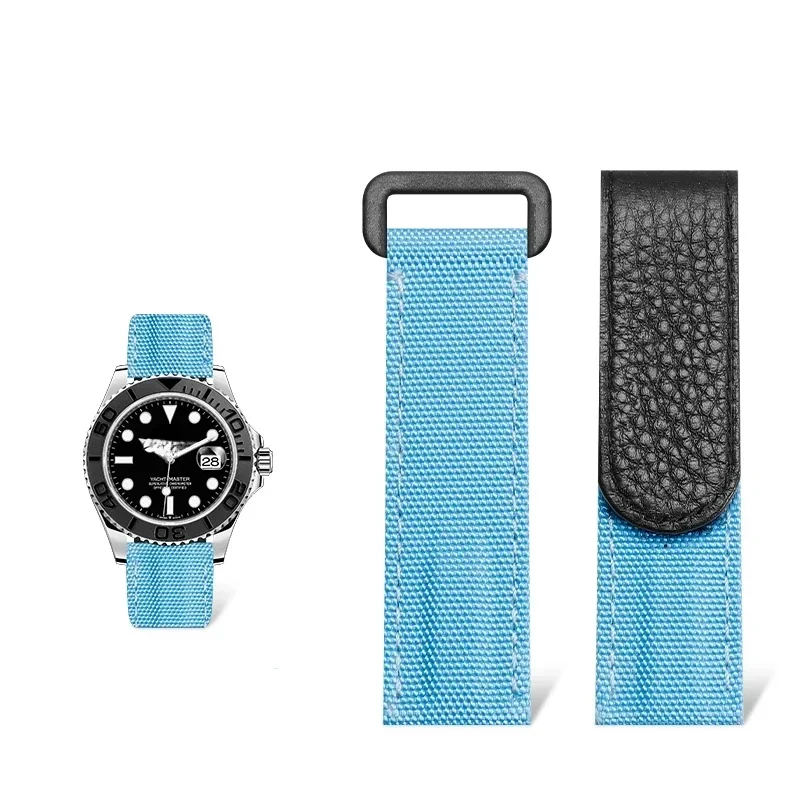 Canvas Strap Watch - 20mm 21mm Kanca ve Döngü Raptiye