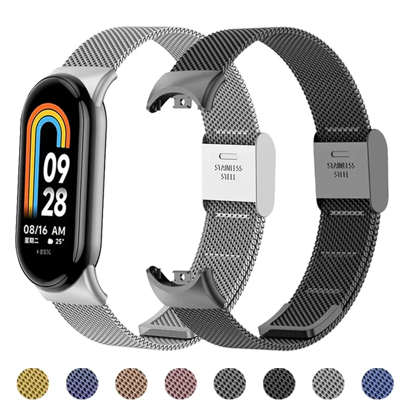 Mesh Strap Metal - Metal Örgü Paslanmaz Çelik Kayış Xiaomi