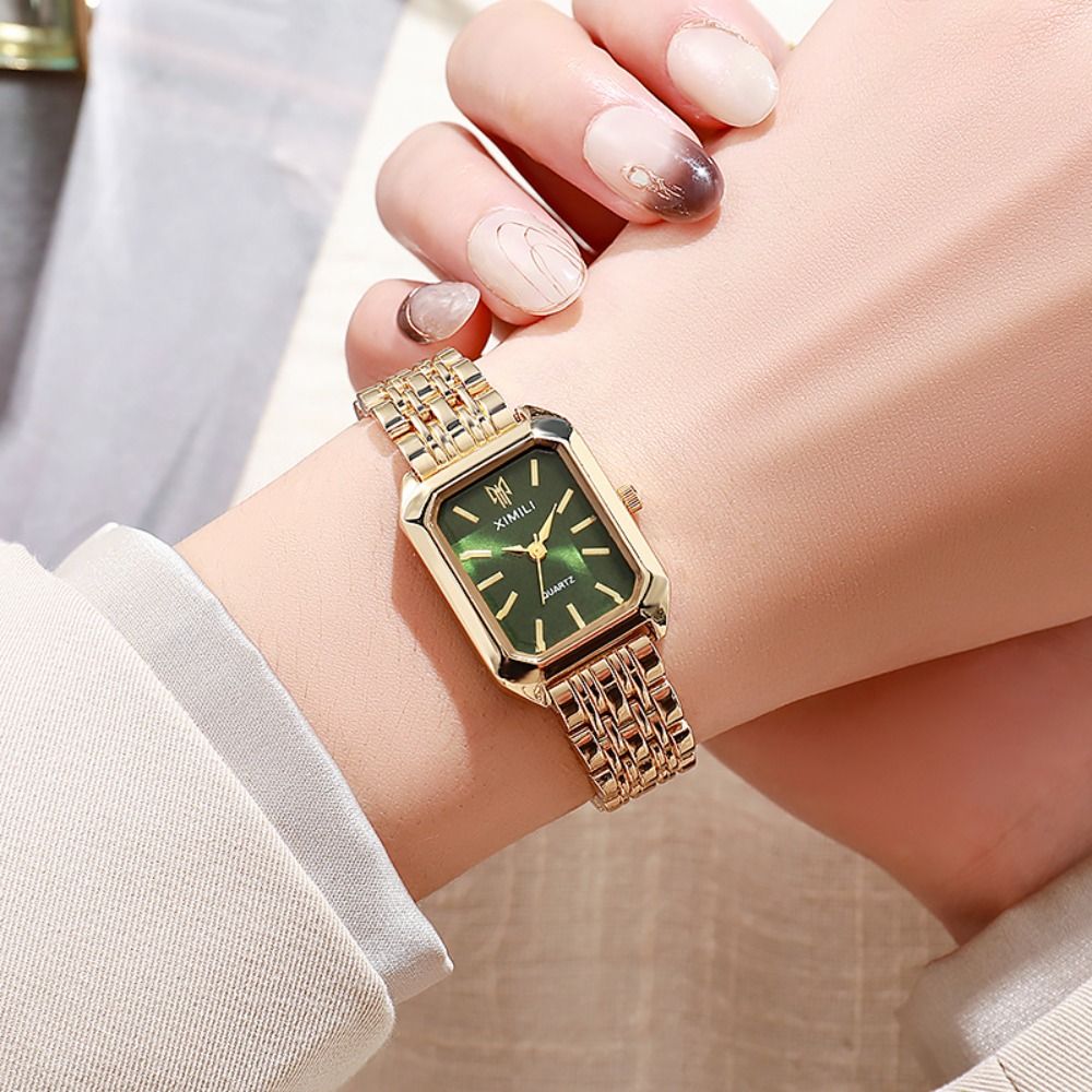 Canvas Strap Watch - Moda Paslanmaz Çelik Kuvars Saatler Kuvars