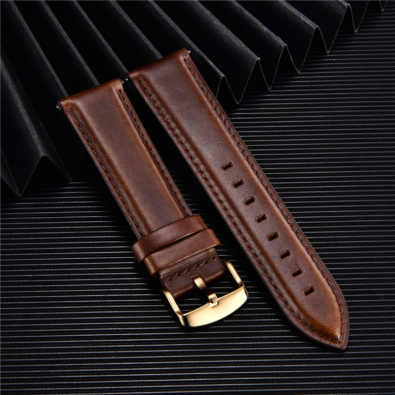 Leather Strap Quick Release - Yüksek Kaliteli Hakiki Deri saat kayışı