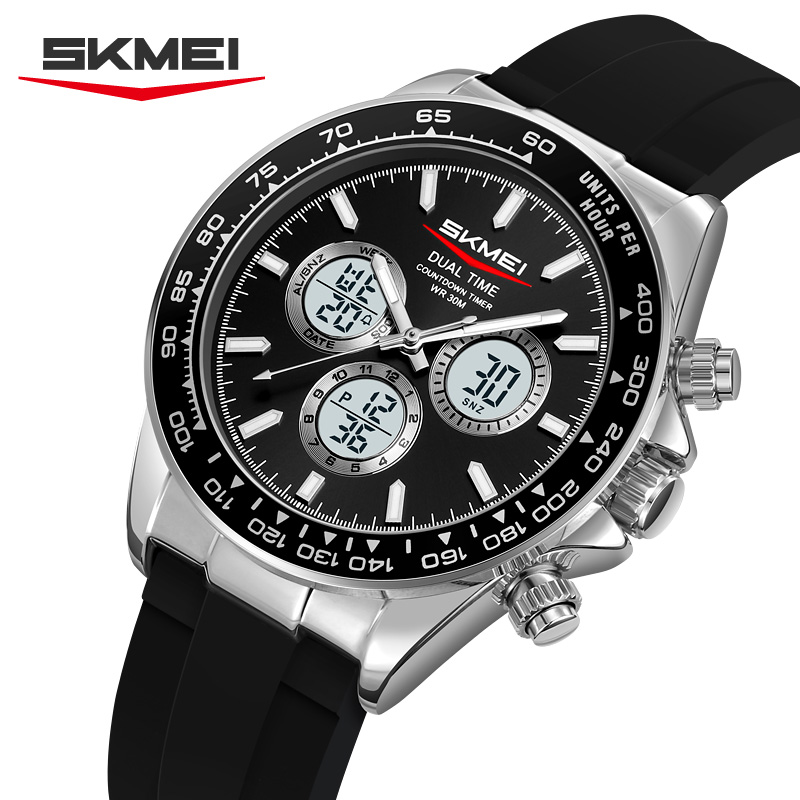 Suede Strap Watch - SKMEI 2505 İş Lüks Erkekler Kuvars