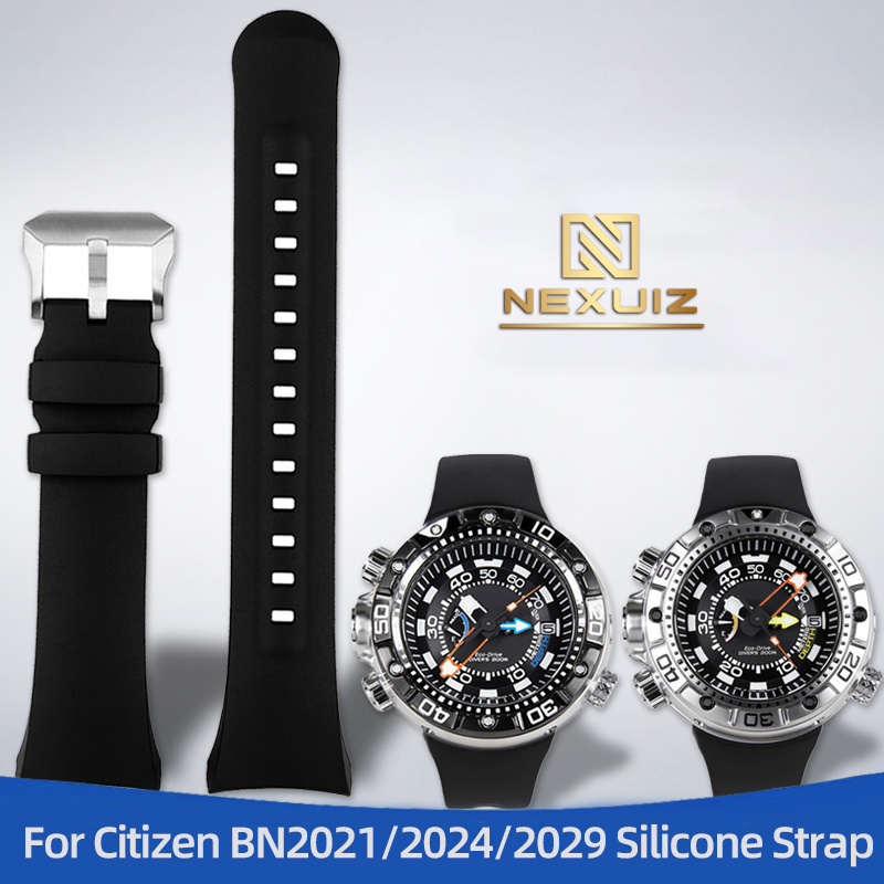Citizen Watch Promaster - Vatandaş için özel kavisli silikon saat