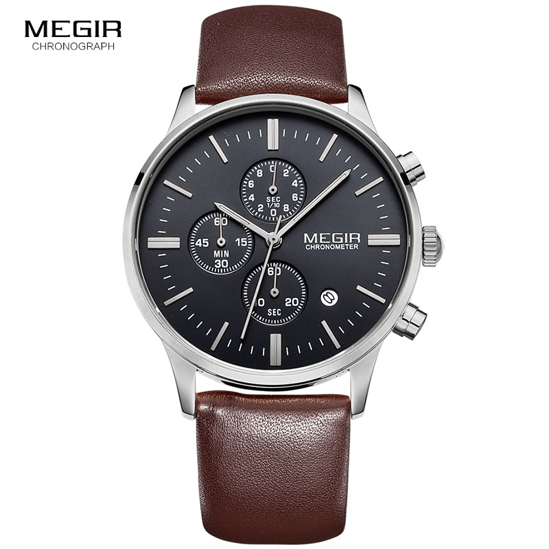Megir kuvars saatler erkekler  - Suede Strap Watch incelemesi ve fiyatı