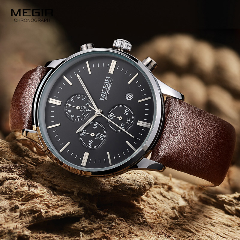 Megir kuvars saatler erkekler  - Suede Strap Watch incelemesi ve fiyatı