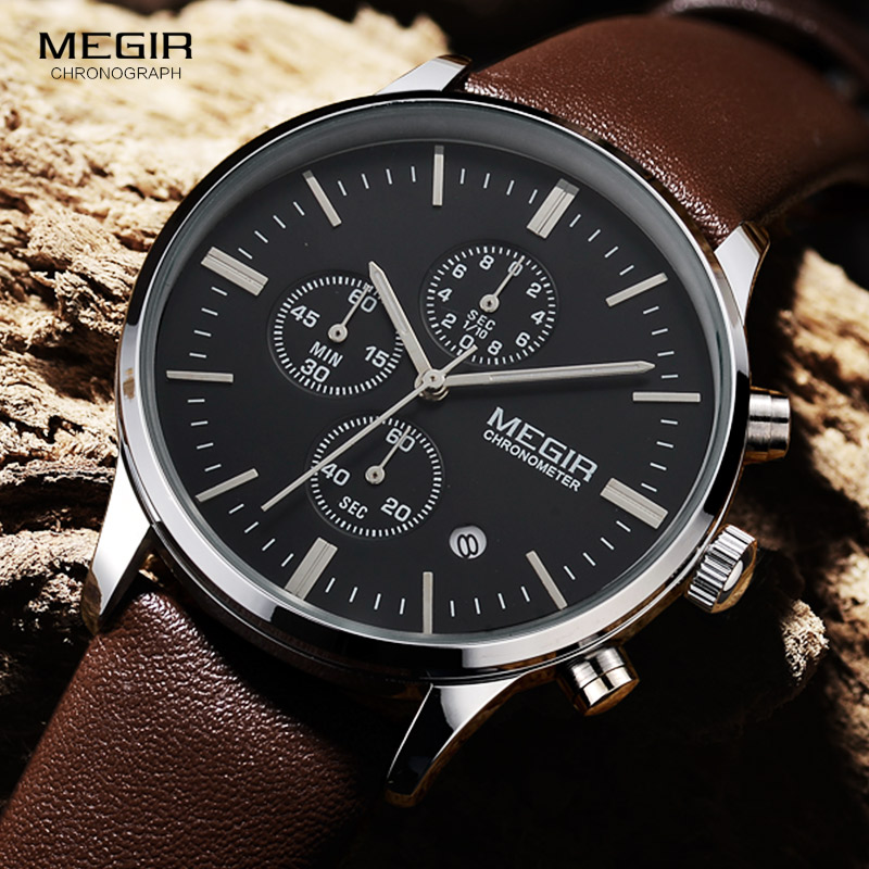 Megir kuvars saatler erkekler  - Suede Strap Watch incelemesi ve fiyatı