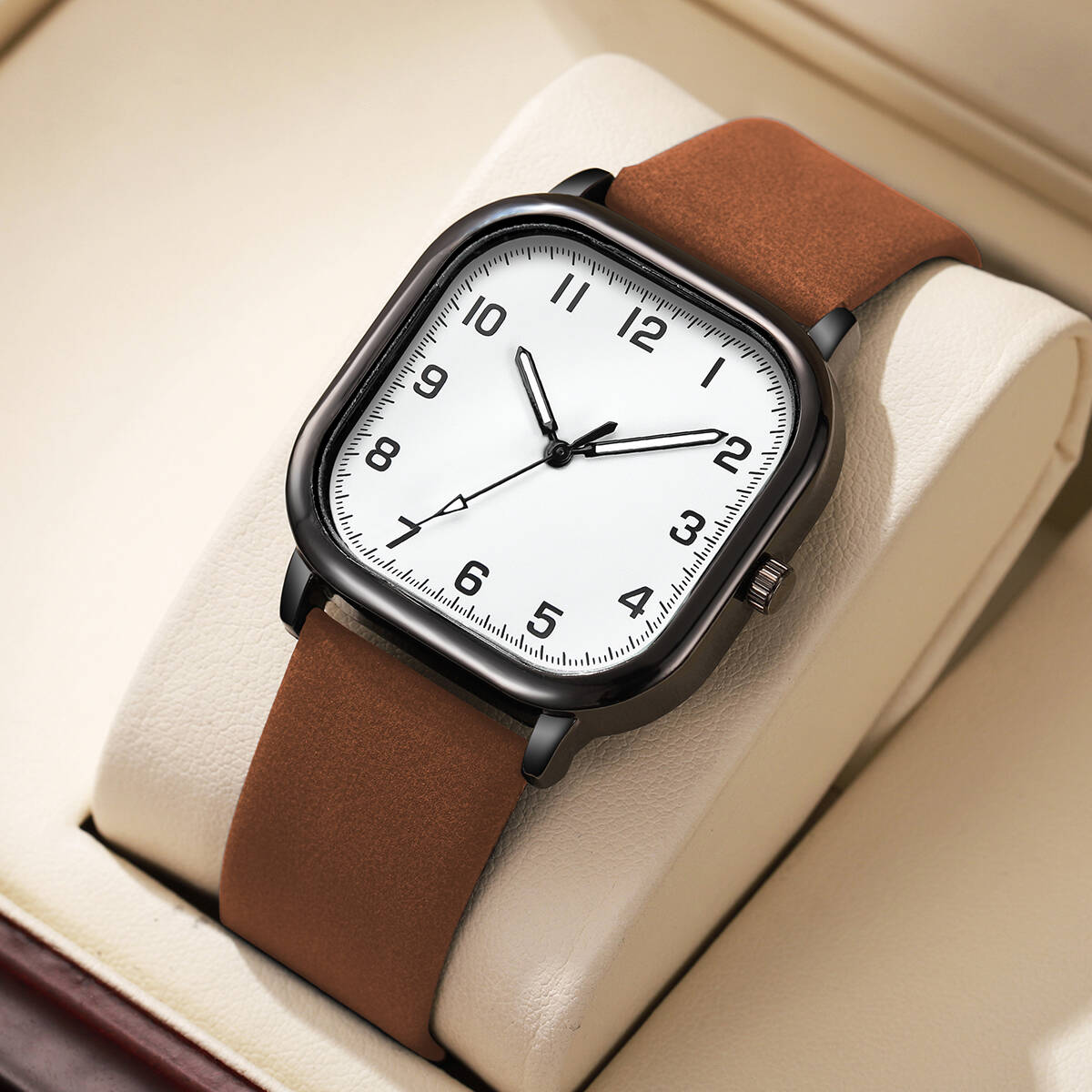 Moda Erkekler İş Saatleri Basi - Leather Watch Band Men incelemesi ve fiyatı