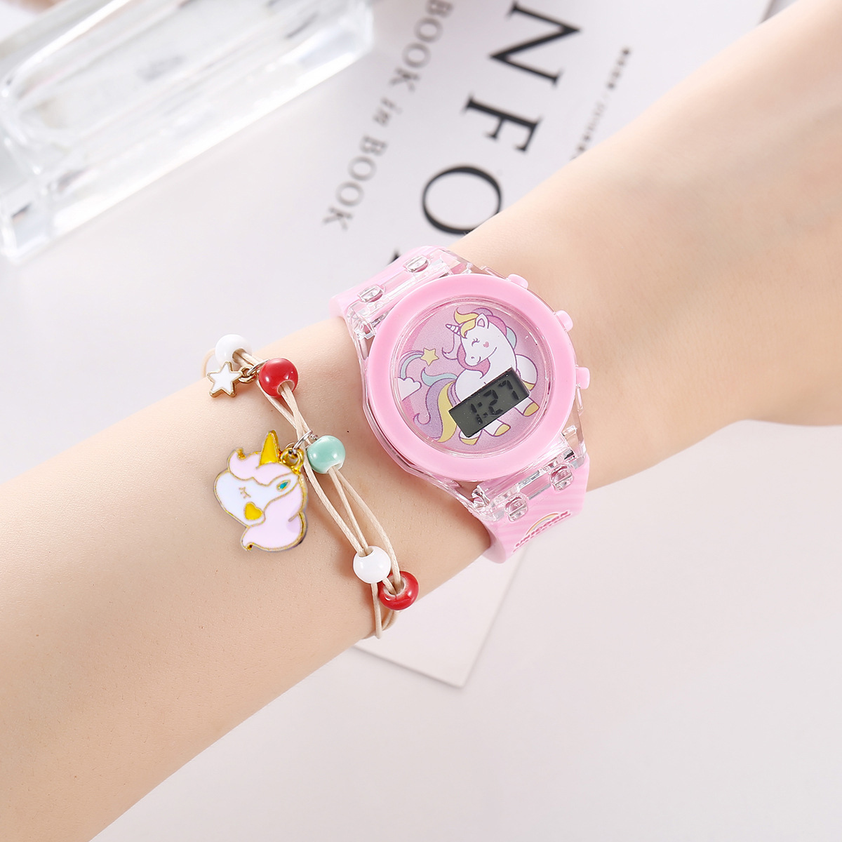 Sevimli Unicorn Kız Çocuk Saat - Silicone Band Women incelemesi ve fiyatı