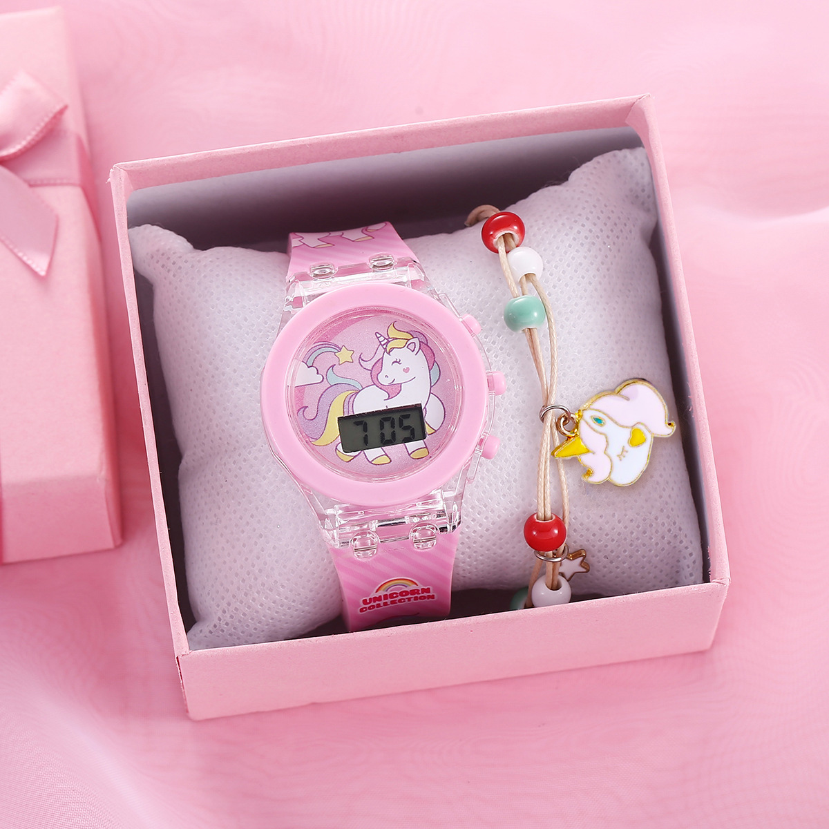 Sevimli Unicorn Kız Çocuk Saat - Silicone Band Women incelemesi ve fiyatı