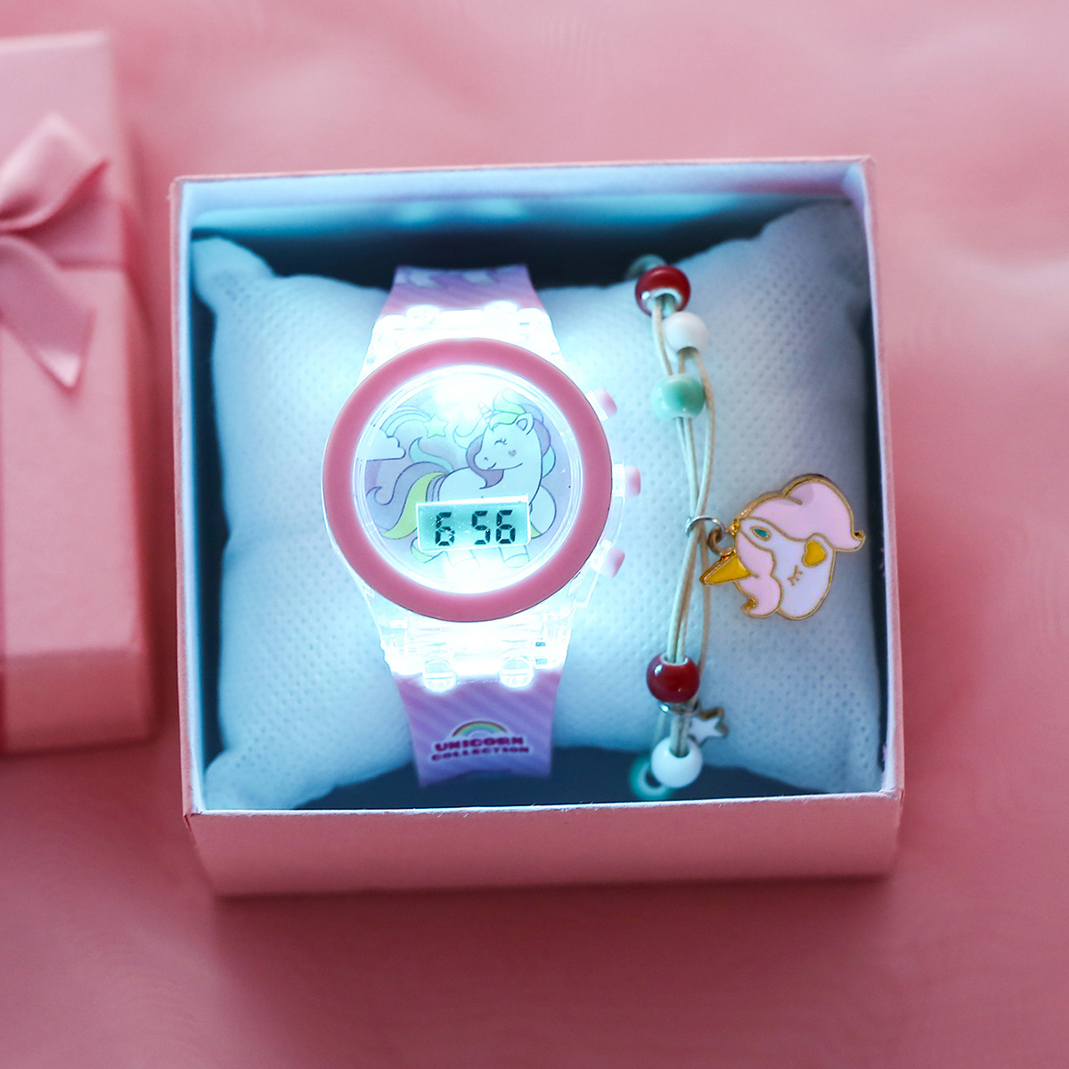 Sevimli Unicorn Kız Çocuk Saat - Silicone Band Women incelemesi ve fiyatı