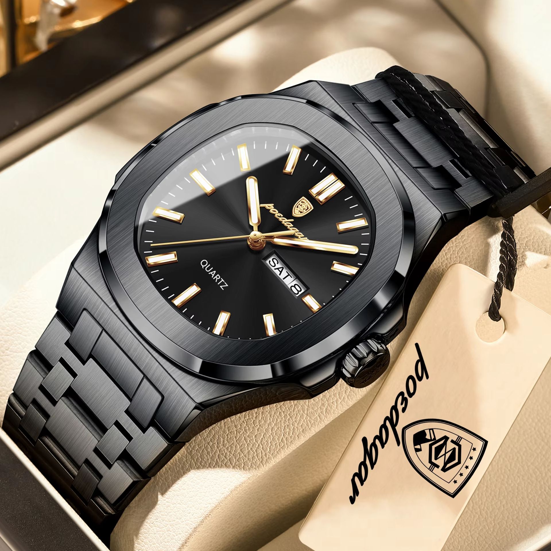 POEDAGAR Kare Lüks Erkek Saati - Patek Philippe Watch Nautilus incelemesi ve fiyatı