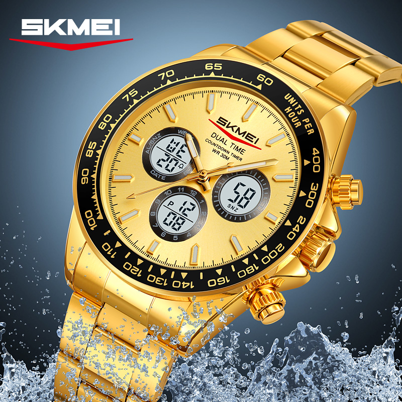 SKMEI 2505 İş Lüks Erkekler Ku - Suede Strap Watch incelemesi ve fiyatı
