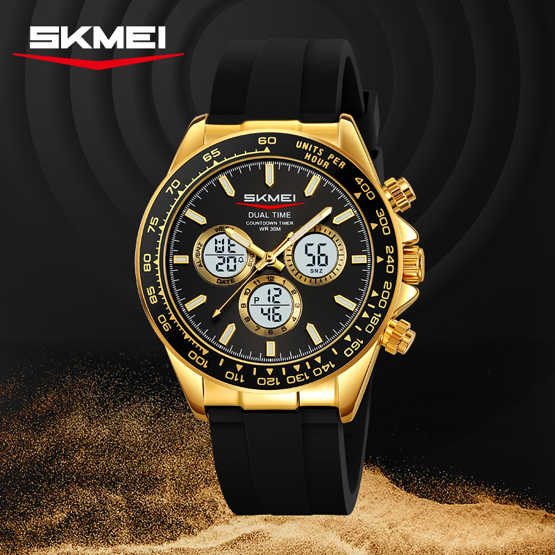 SKMEI 2505 İş Lüks Erkekler Ku - Suede Strap Watch incelemesi ve fiyatı