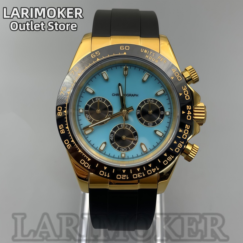 LARIMOKER 39mm erkek spor saat - Rubber Strap Diver incelemesi ve fiyatı