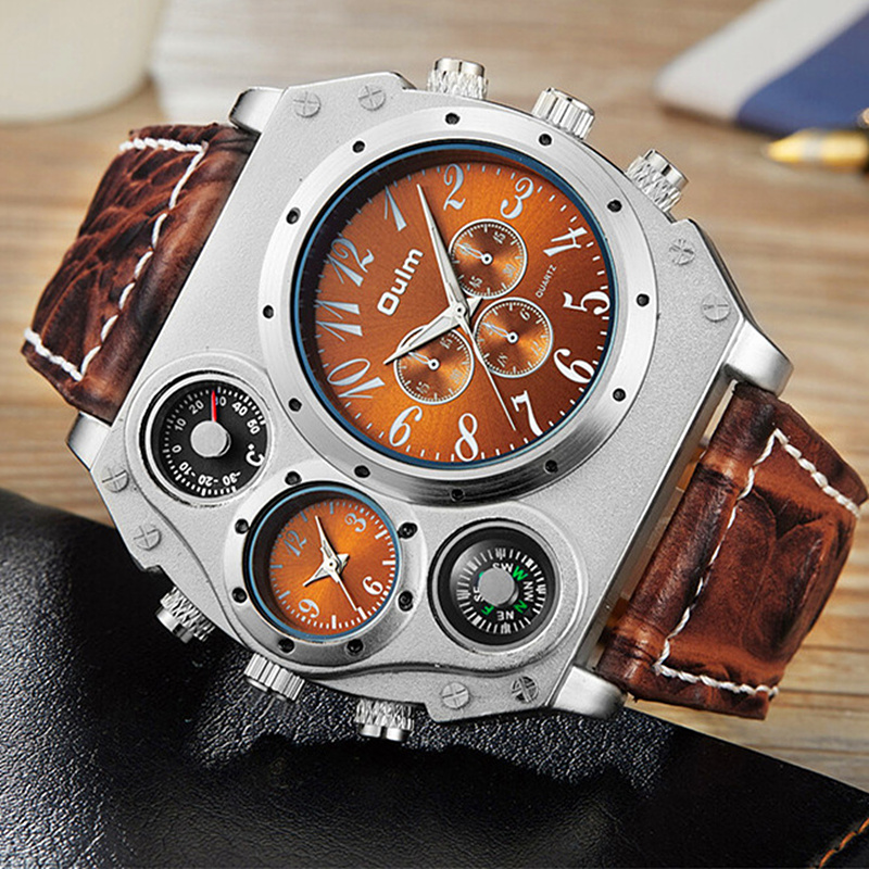 Yeni Model OULM İzle Erkekler  - Leather Watch Band Men incelemesi ve fiyatı