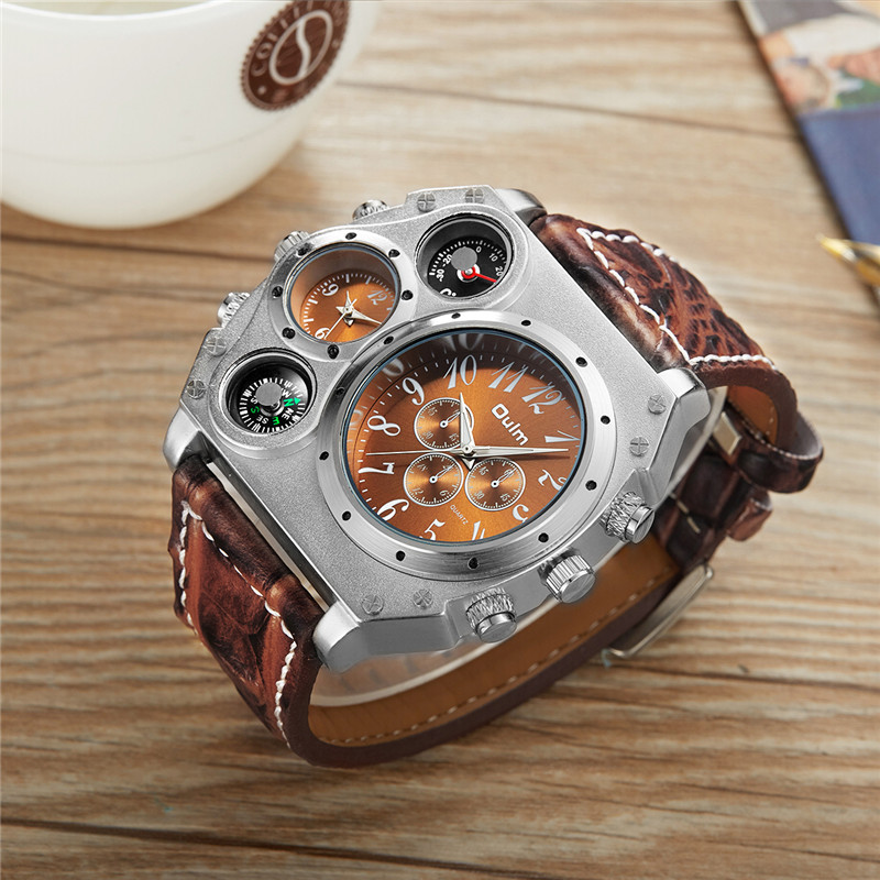 Yeni Model OULM İzle Erkekler  - Leather Watch Band Men incelemesi ve fiyatı