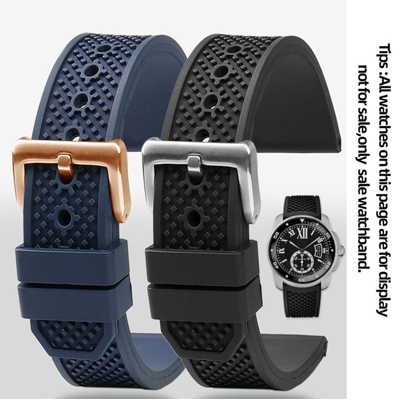 Flororubber saat kayışı 23mm 2 - Cartier Watch Tank incelemesi ve fiyatı