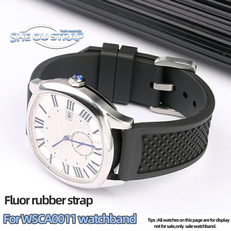 Flororubber saat kayışı 23mm 2 - Cartier Watch Tank incelemesi ve fiyatı