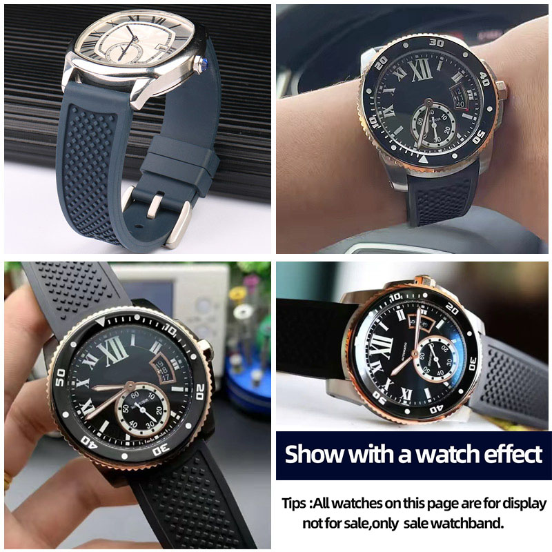 Flororubber saat kayışı 23mm 2 - Cartier Watch Tank incelemesi ve fiyatı