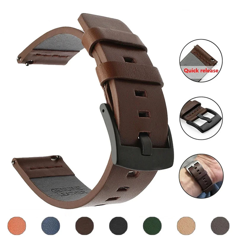 20mm 22mm saat kayışı Hızlı Bı - Leather Strap Quick Release incelemesi ve fiyatı