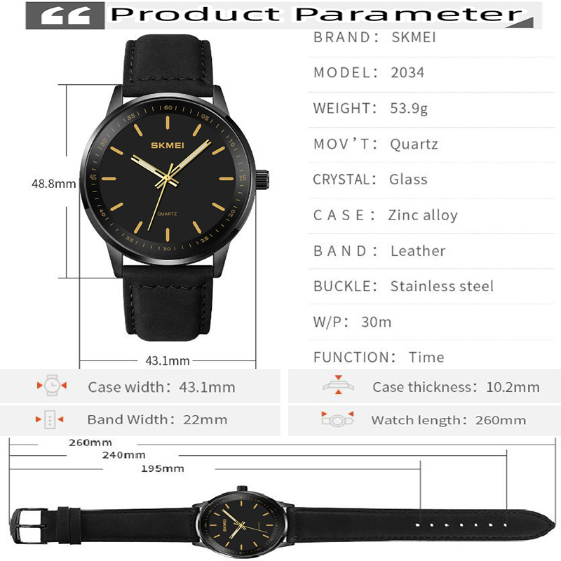 Skmei Orijinal Marka Kuvars Sa - Suede Strap Watch incelemesi ve fiyatı