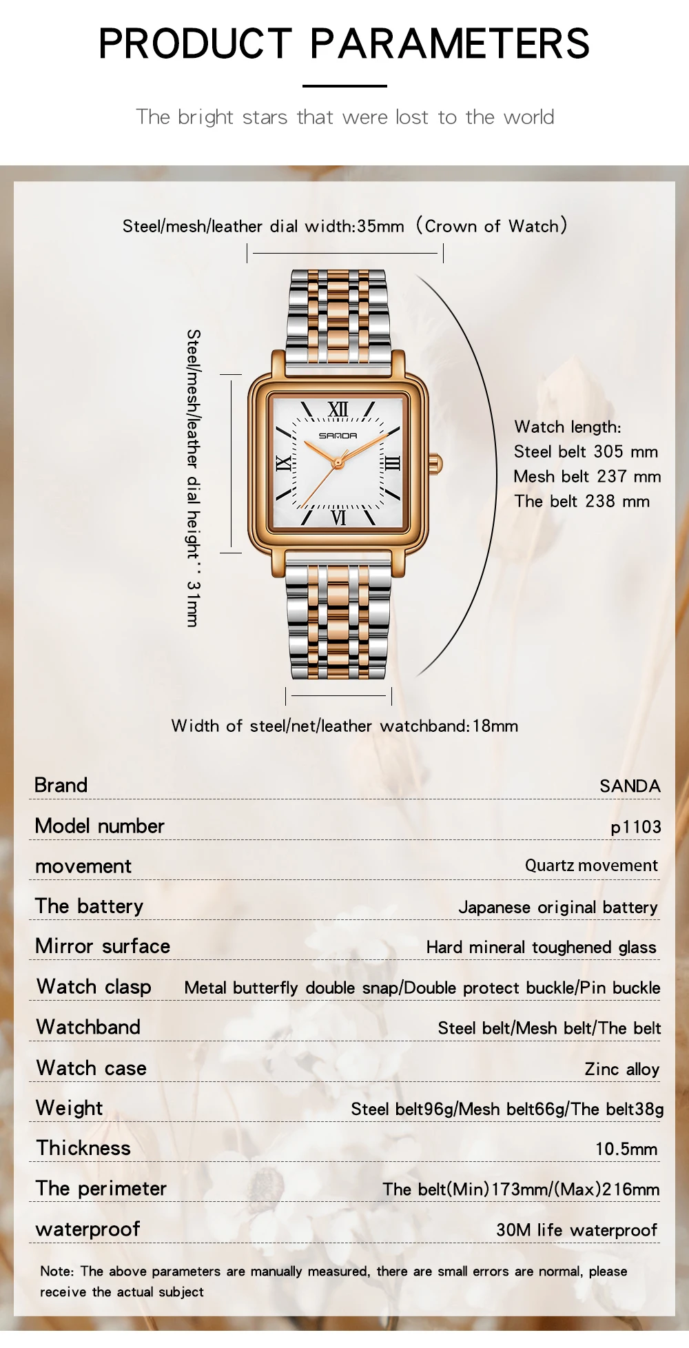 SANDA Lüks 1103 Quartz Saat Za - Stainless Bracelet Diver incelemesi ve fiyatı
